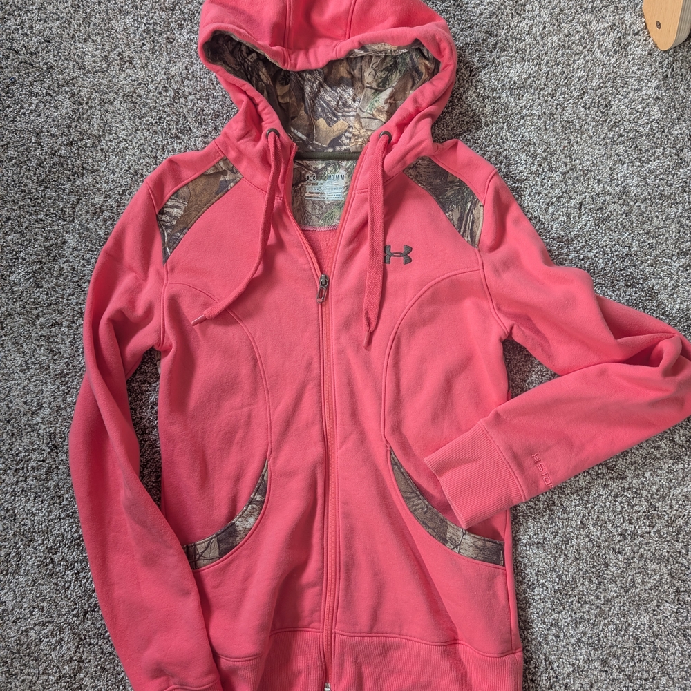 Under Armour Pink Camo Hoodie